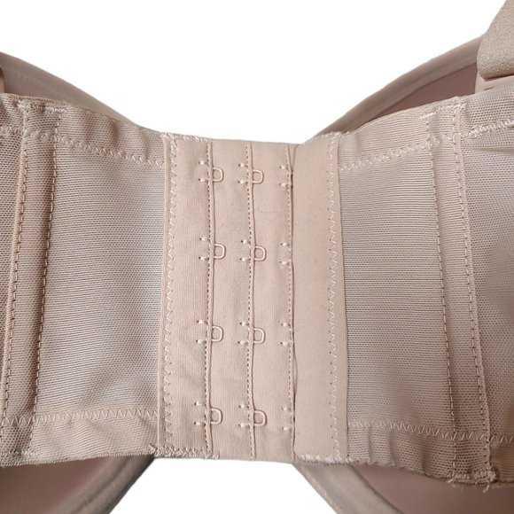 34K ELOMI Smoothing Strapless Bra Detachable Straps Beige EL4300SAH - Picture 5 of 8